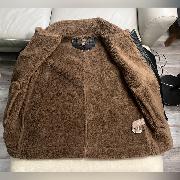 NWT - Koolaburra by UGG Women’s Faux Leather Shearling Biker Jacket - Size L - Picture 7 of 12